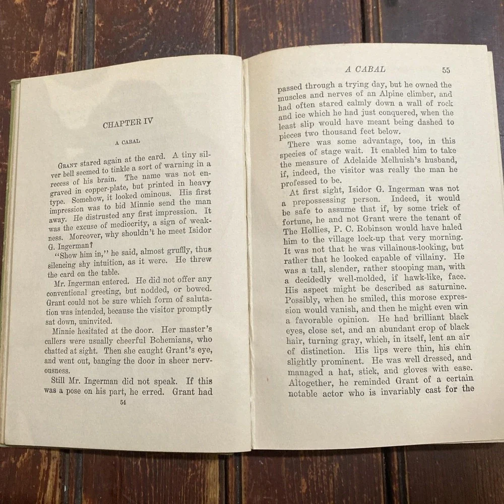 THE POSTMASTER'S‎ DAUGHTER by Louis Tracy (HC, 1916, Edward J. Clode)
